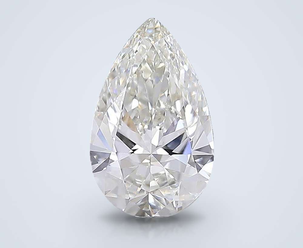 2.67 Carat Pear Lab Diamond