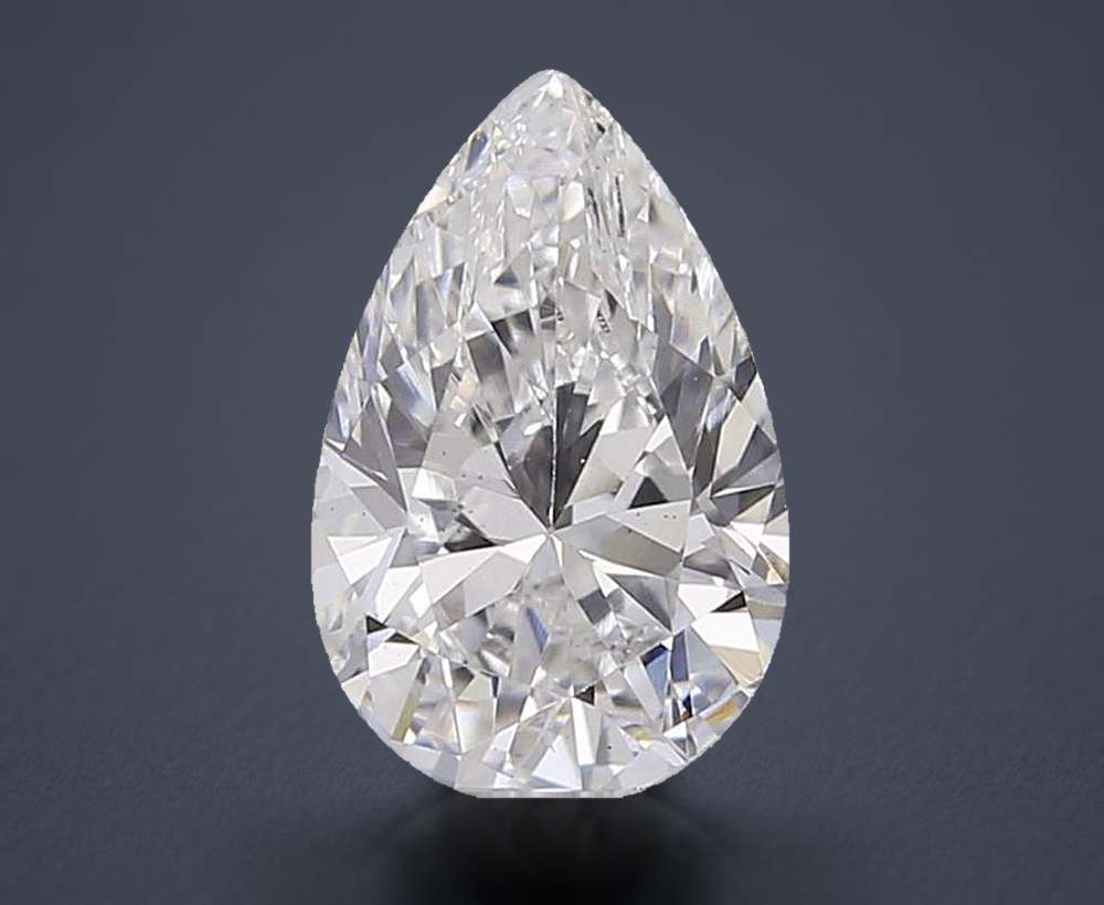 0.58 Carat Pear Lab Diamond