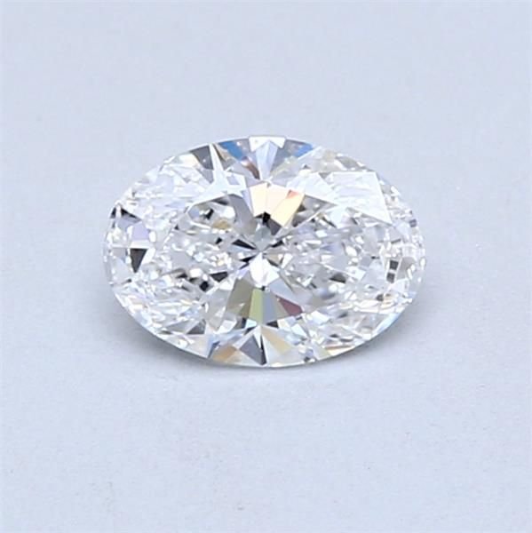 0.51ct D SI2 Rare Carat Ideal Cut Oval Diamond