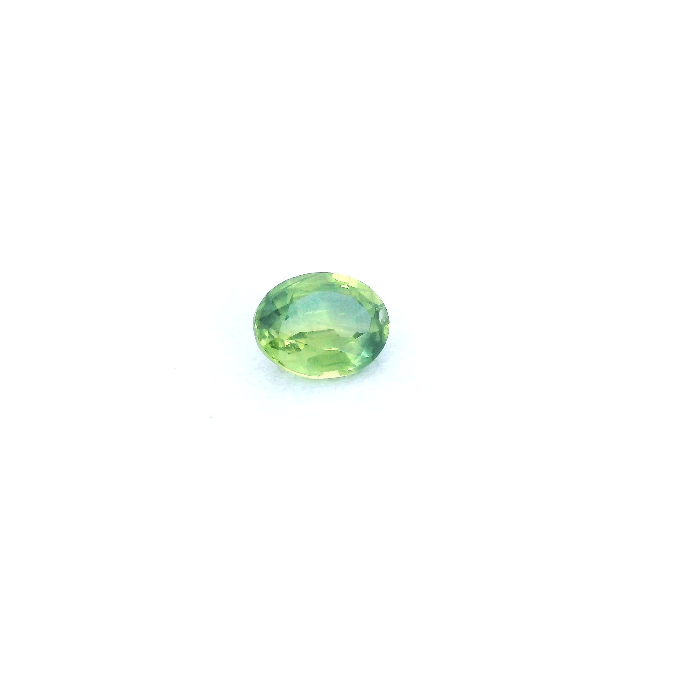 0.50 Carat Green Oval Sapphire