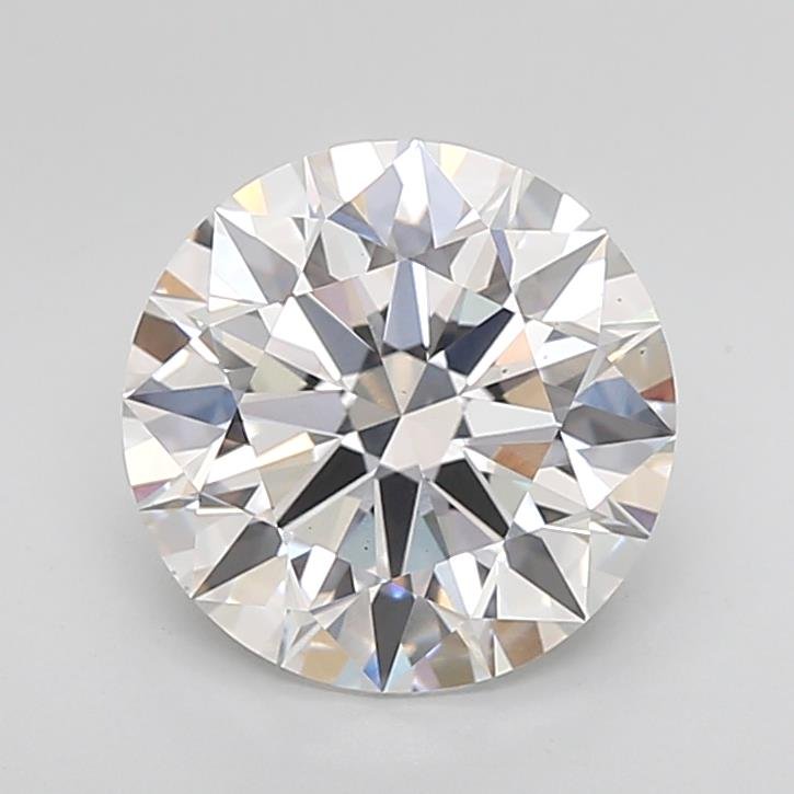 3.10ct D VS1 Rare Carat Ideal Cut Round Lab Grown Diamond