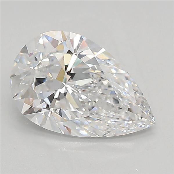 1.55ct D VVS2 Rare Carat Ideal Cut Pear Lab Grown Diamond