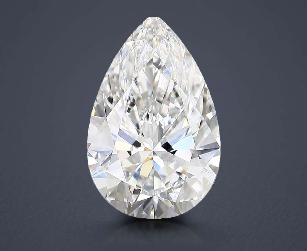 3.22 Carat Pear Lab Diamond