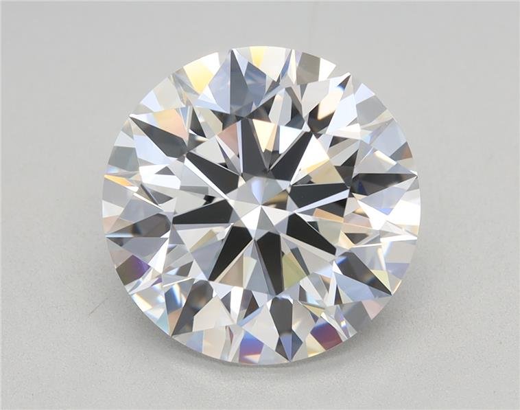 3.71ct D VVS2 Rare Carat Ideal Cut Round Lab Grown Diamond