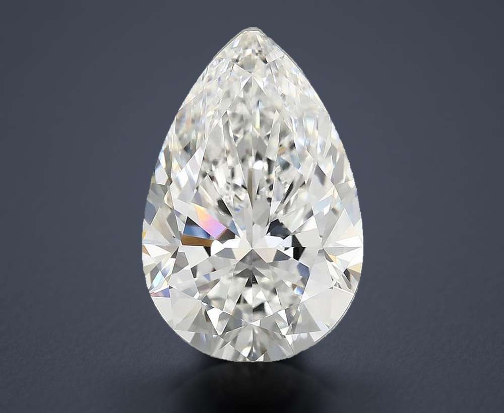 5.42 Carat Pear Lab Diamond