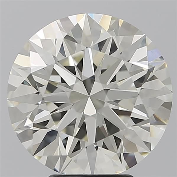 5.09ct K VS1 Rare Carat Ideal Cut Round Diamond