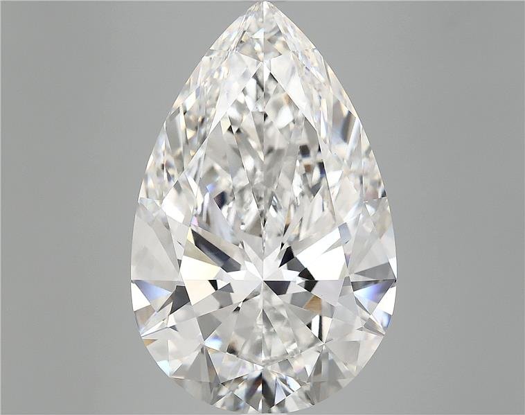 11.03ct F VVS2 Rare Carat Ideal Cut Pear Lab Grown Diamond