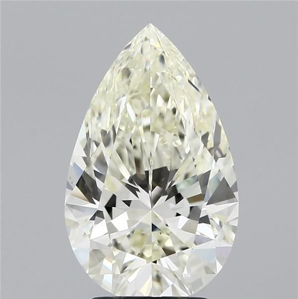 3.03ct K VS1 Rare Carat Ideal Cut Pear Diamond