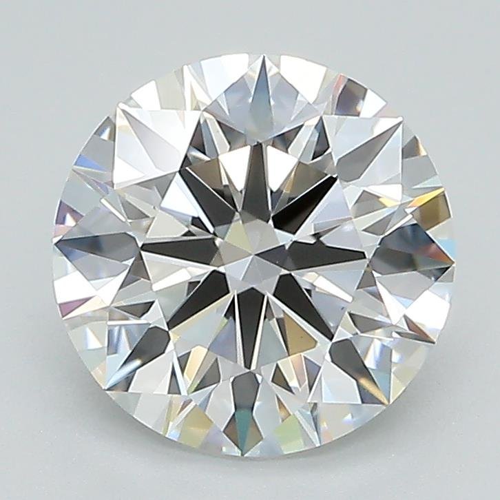 2.09ct D VS2 Rare Carat Ideal Cut Round Lab Grown Diamond