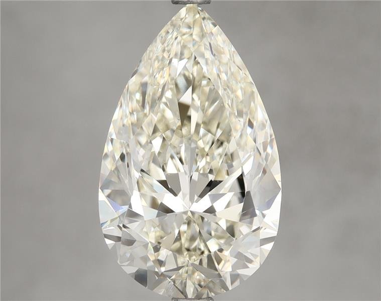 4.02ct K VS2 Rare Carat Ideal Cut Pear Diamond
