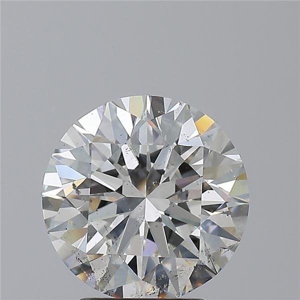 2.70ct H SI2 Rare Carat Ideal Cut Round Diamond