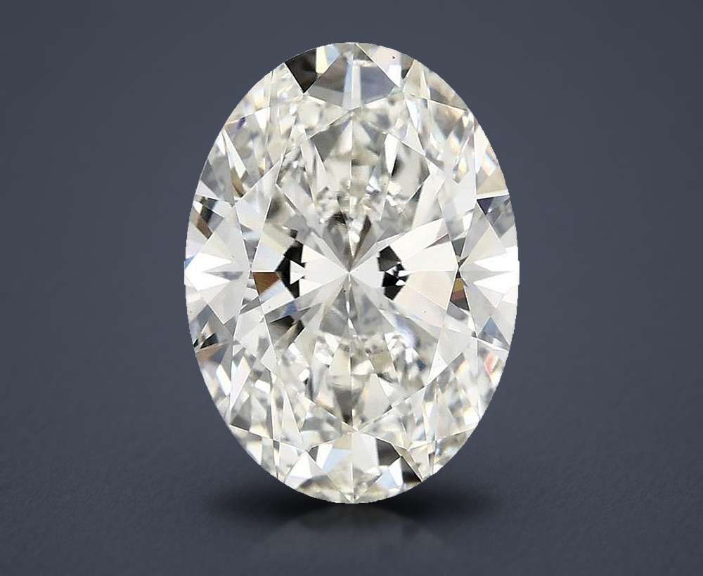 4.00 Carat Oval Lab Diamond