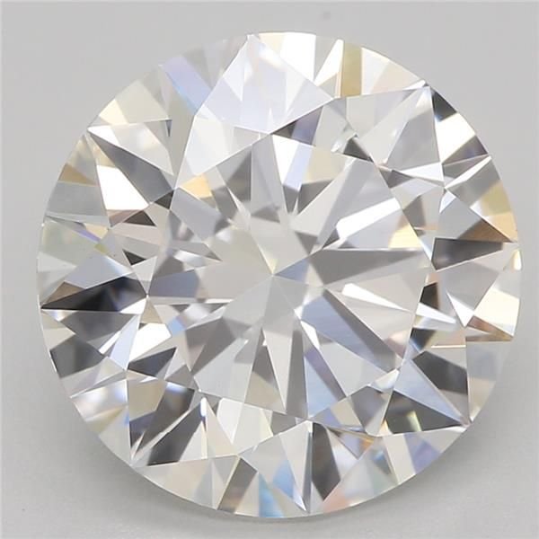 3.04ct F VVS2 Excellent Cut Round Lab Grown Diamond