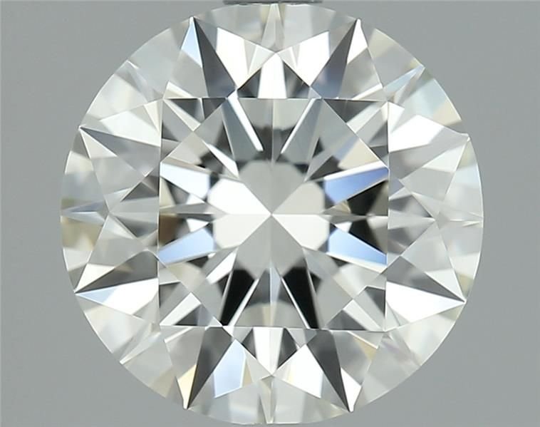 2.52ct J IF Rare Carat Ideal Cut Round Diamond