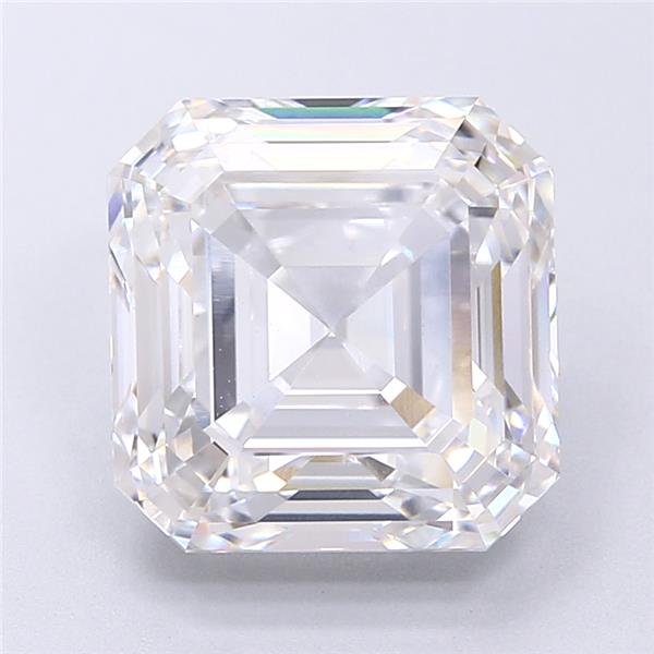 6.02ct E VVS2 Rare Carat Ideal Cut Asscher Lab Grown Diamond