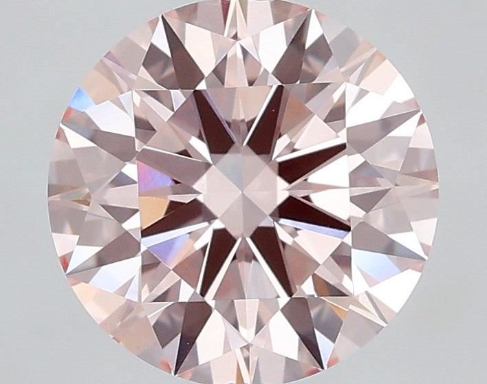 1.55 Ct. Fancy Pink Round Lab Diamond