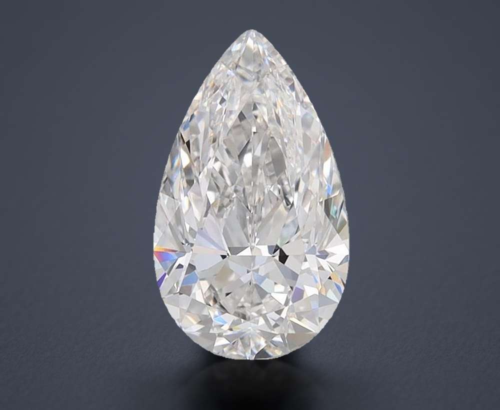 1.81 Carat Pear Natural Diamond