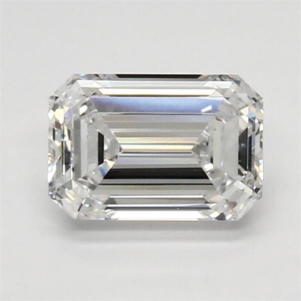 0.91ct D VVS1 Rare Carat Ideal Cut Emerald Lab Grown Diamond