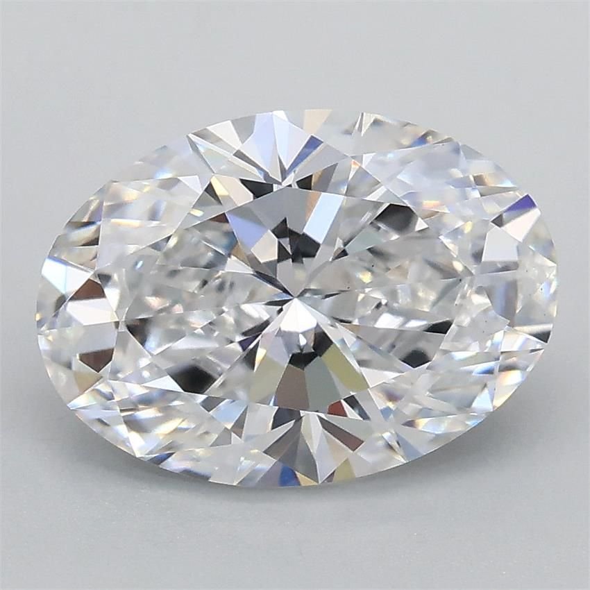 2.09ct D VS1 Rare Carat Ideal Cut Oval Lab Grown Diamond
