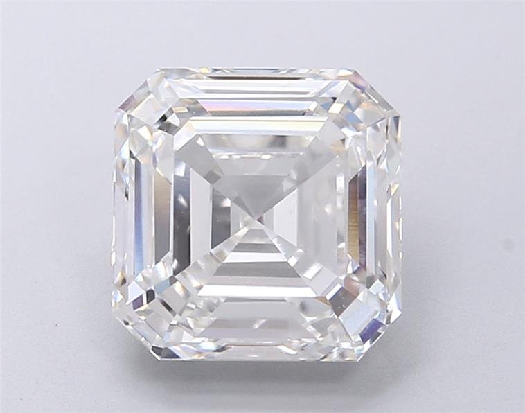 4.09ct F VVS2 Rare Carat Ideal Cut Asscher Lab Grown Diamond