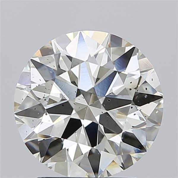 2.70ct J SI1 Rare Carat Ideal Cut Round Diamond