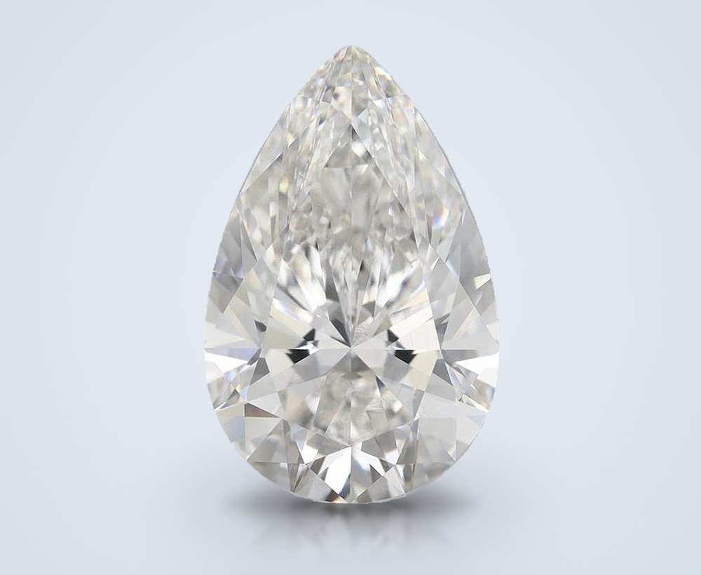 13.73 Carat Pear Lab Diamond