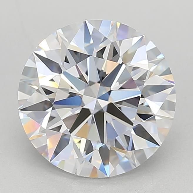 3.04ct E VVS1 Rare Carat Ideal Cut Round Lab Grown Diamond