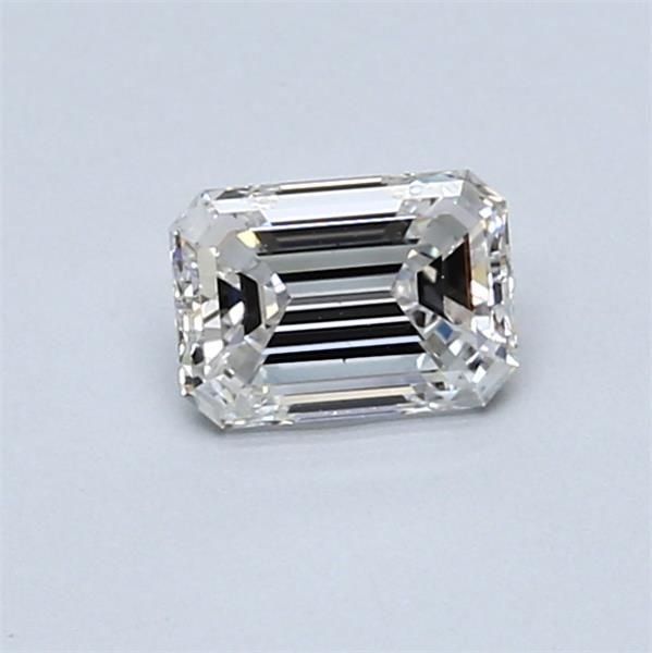 0.51ct F VVS2 Rare Carat Ideal Cut Emerald Diamond