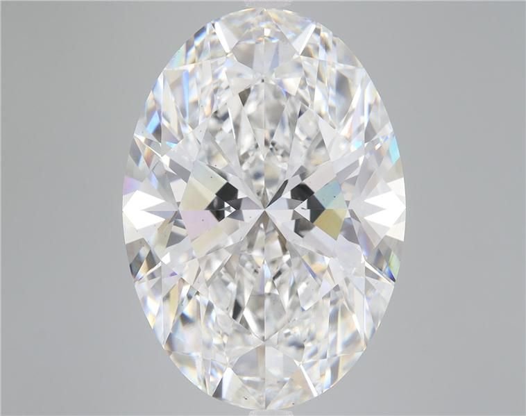 15.46ct F VS2 Rare Carat Ideal Cut Oval Lab Grown Diamond