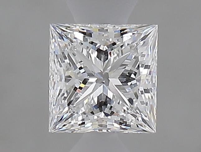 0.51ct D SI1 Very Good Cut Princess Diamond