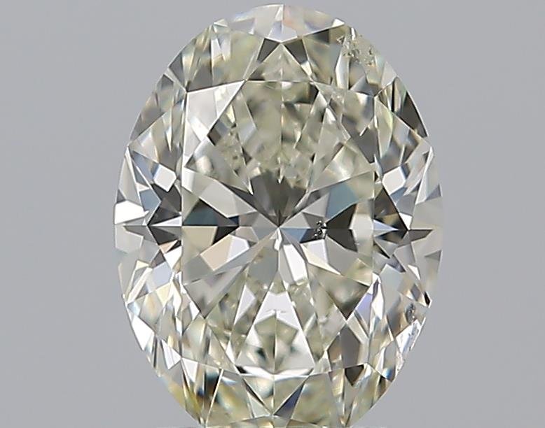 2.01ct K SI2 Rare Carat Ideal Cut Oval Diamond