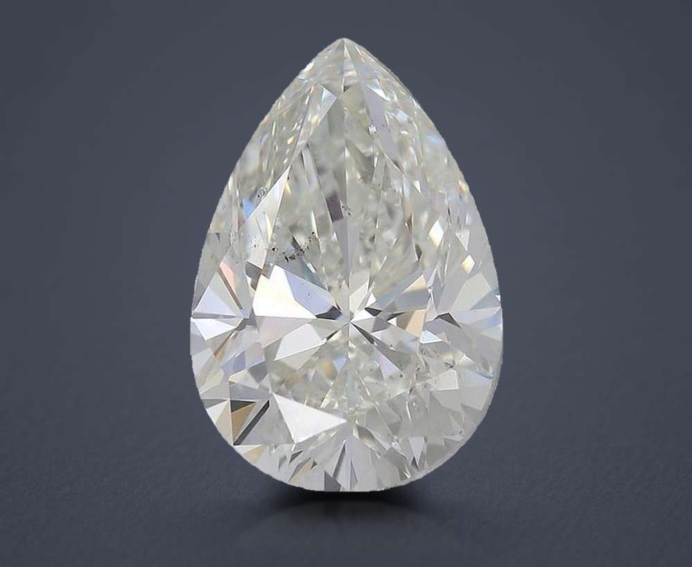 5.01 Carat Pear Natural Diamond