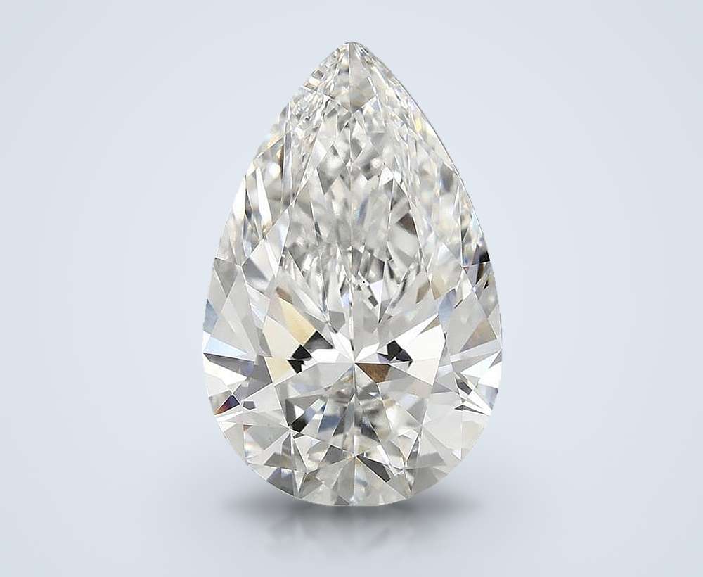 5.85 Carat Pear Lab Diamond