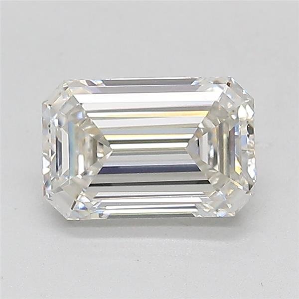 1.13ct G VVS2 Rare Carat Ideal Cut Emerald Lab Grown Diamond