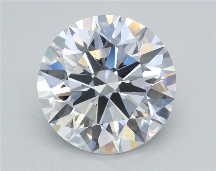 3.11ct D VVS1 Rare Carat Ideal Cut Round Lab Grown Diamond