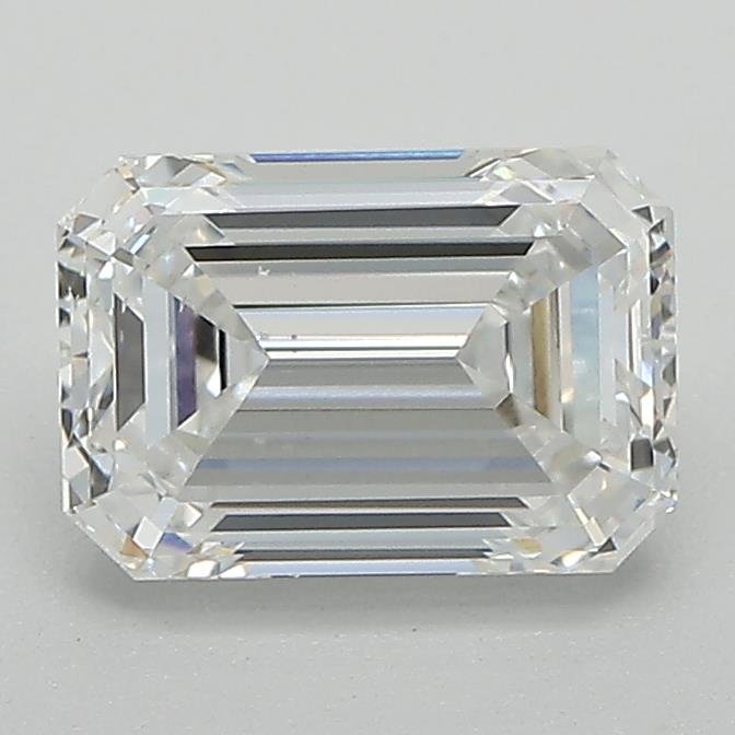 1.51ct E SI1 Very Good Cut Emerald Lab Grown Diamond