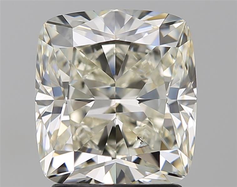 2.51ct K SI1 Rare Carat Ideal Cut Cushion Diamond