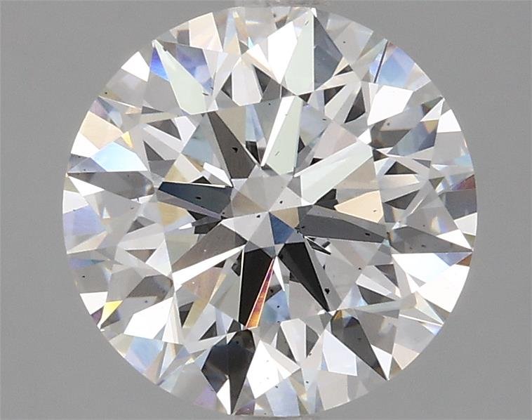 3.22ct E SI1 Rare Carat Ideal Cut Round Lab Grown Diamond