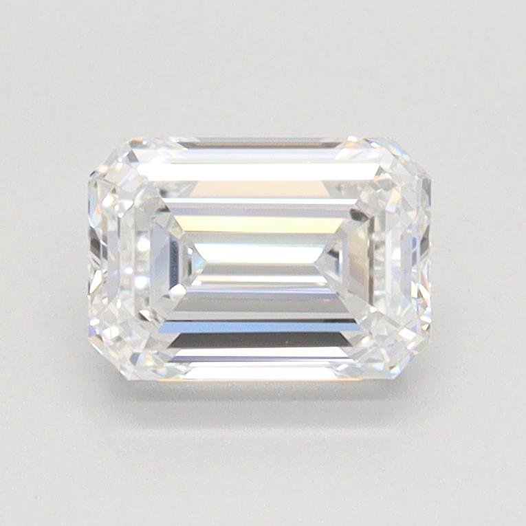 1.10ct D VVS2 Rare Carat Ideal Cut Emerald Lab Grown Diamond