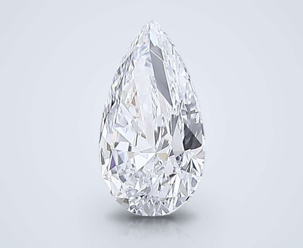 0.50 Carat Pear Lab Diamond