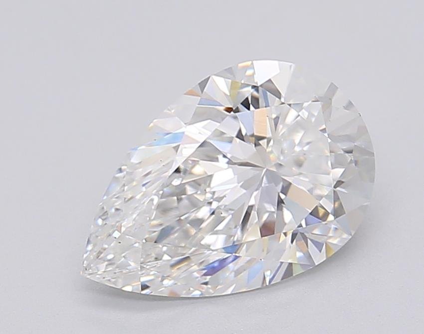 1.55ct E VS2 Rare Carat Ideal Cut Pear Lab Grown Diamond