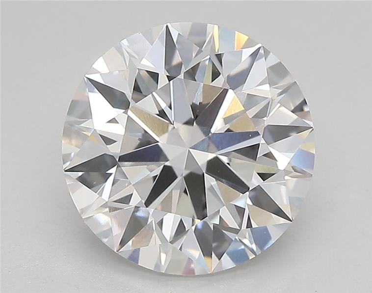 2.86ct D VVS2 Rare Carat Ideal Cut Round Lab Grown Diamond