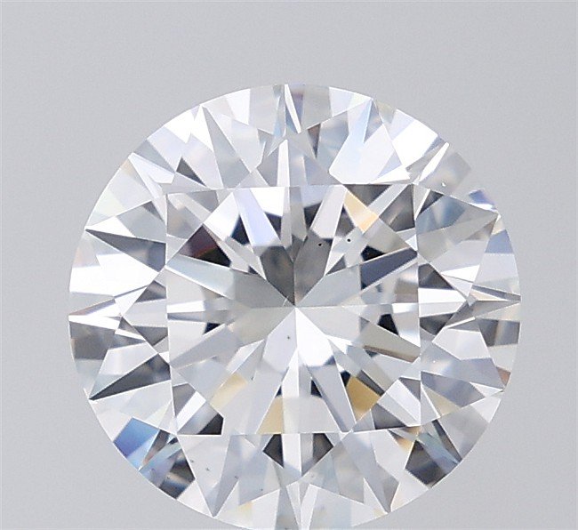 3.01ct F VS2 Rare Carat Ideal Cut Round Diamond