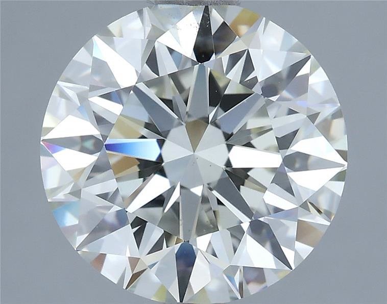 3.50ct J VS2 Rare Carat Ideal Cut Round Diamond