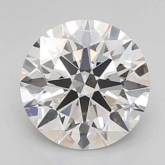 1.70ct F SI1 Rare Carat Ideal Cut Round Lab Grown Diamond