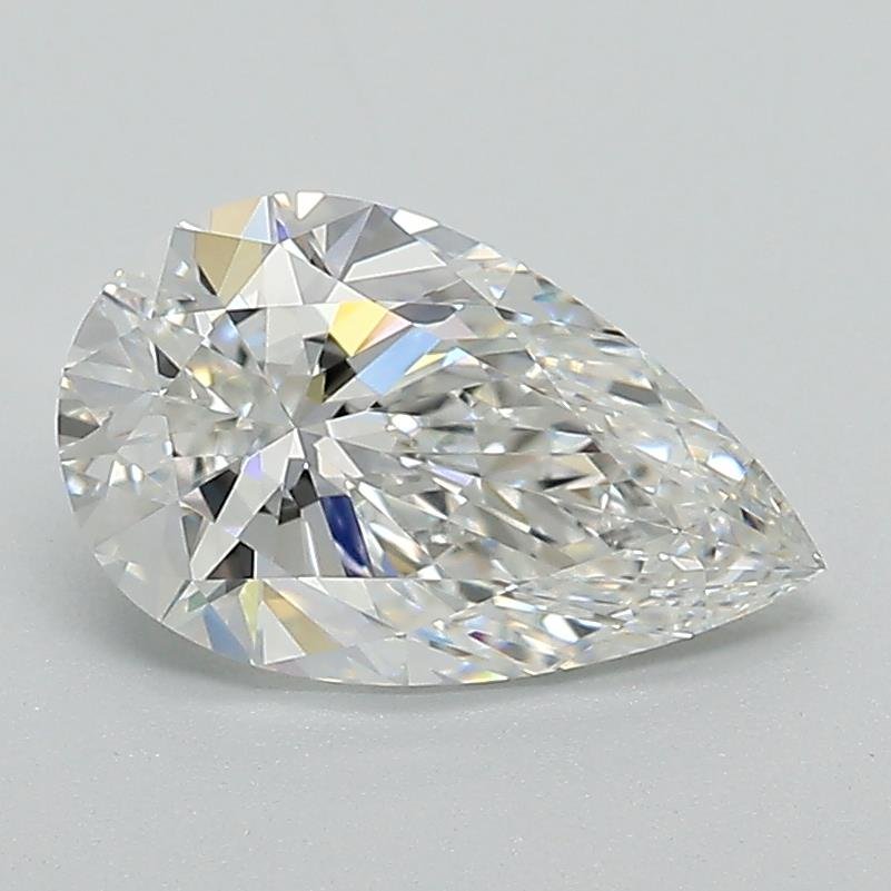 1.35ct E VS1 Rare Carat Ideal Cut Pear Lab Grown Diamond