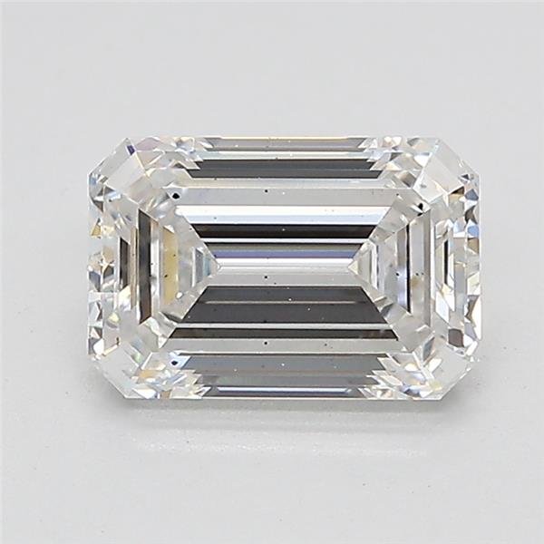 1.50ct F VS2 Rare Carat Ideal Cut Emerald Lab Grown Diamond