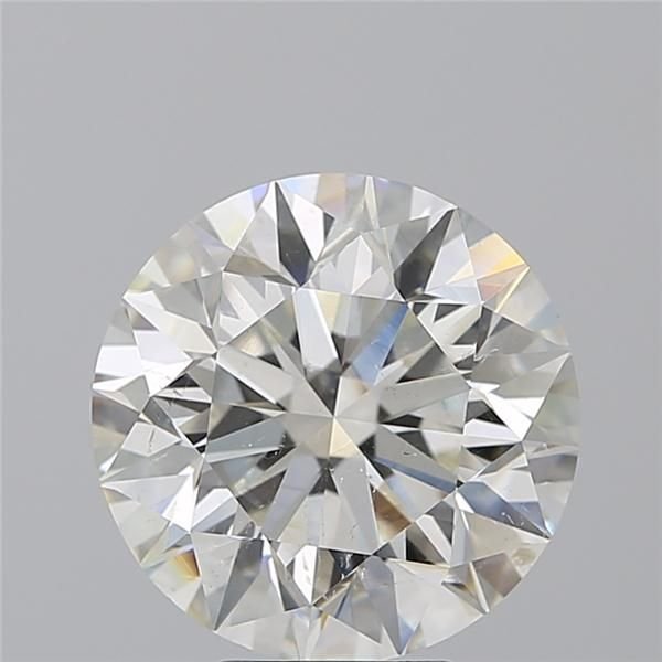 6.01ct J SI2 Excellent Cut Round Diamond