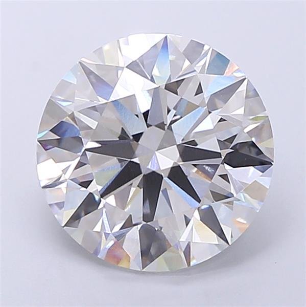5.46ct F VVS2 Rare Carat Ideal Cut Round Lab Grown Diamond