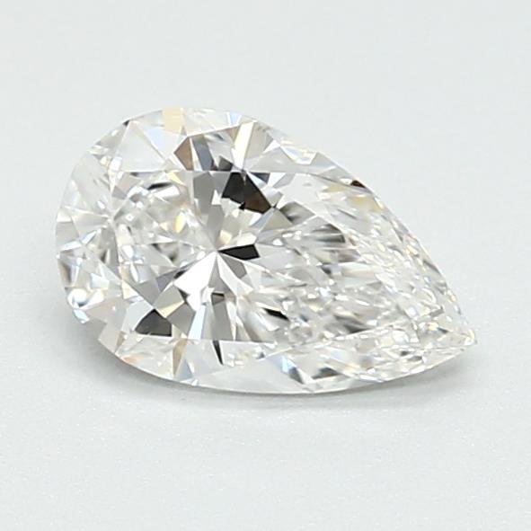 0.66ct E VVS2 Rare Carat Ideal Cut Pear Lab Grown Diamond